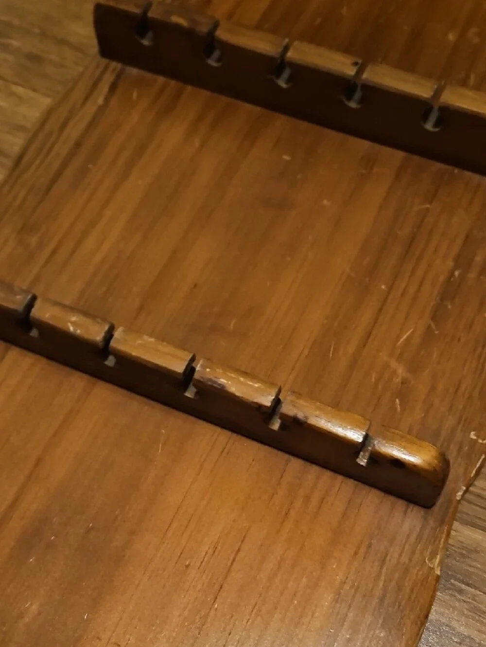 Wooden Wall Spoon Rack